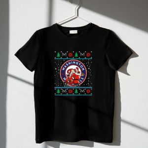 Washington Nationals Santa Christmas Baseball T-Shirt For Holiday Cheer