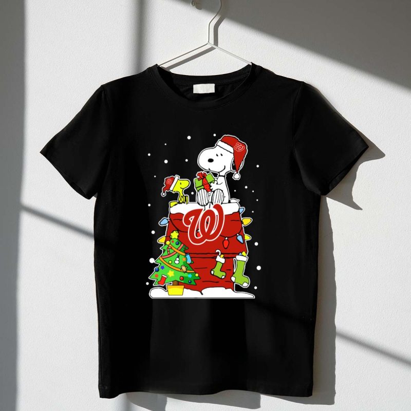 Washington Nationals Snoopy Christmas Gift T Shirt t shirt 1 1