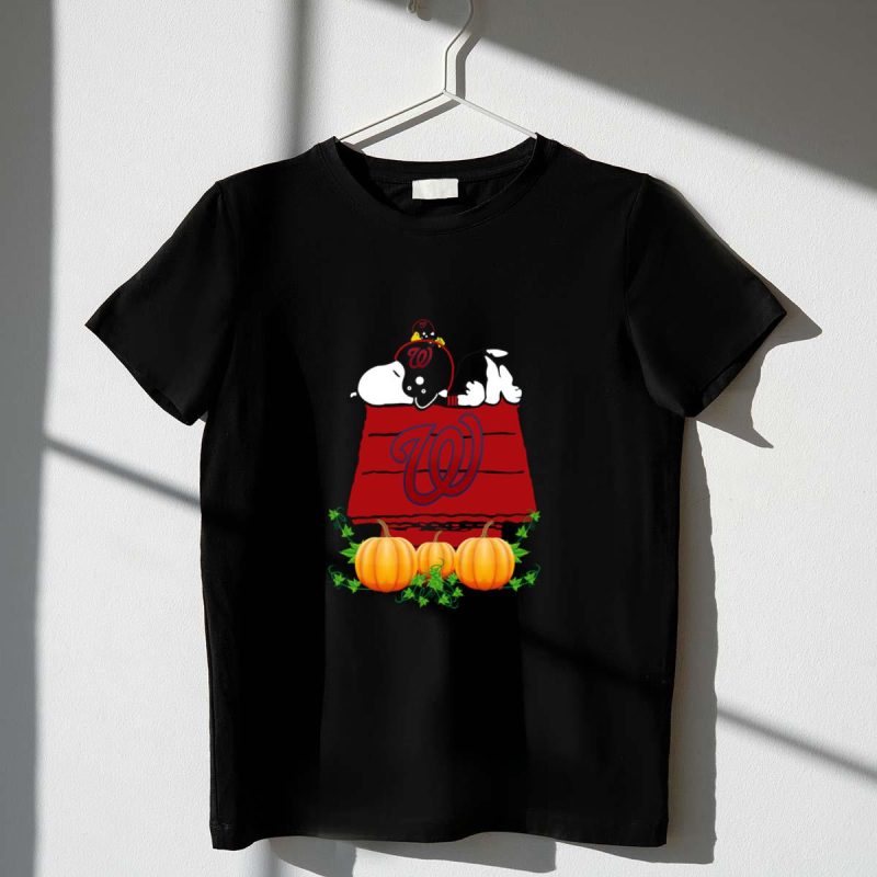 Washington Nationals Snoopy Pumpkin House shirt t shirt 1 1