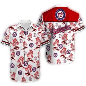 Washington Nationals Hawaiian Shirt - Summer Vibes Collection