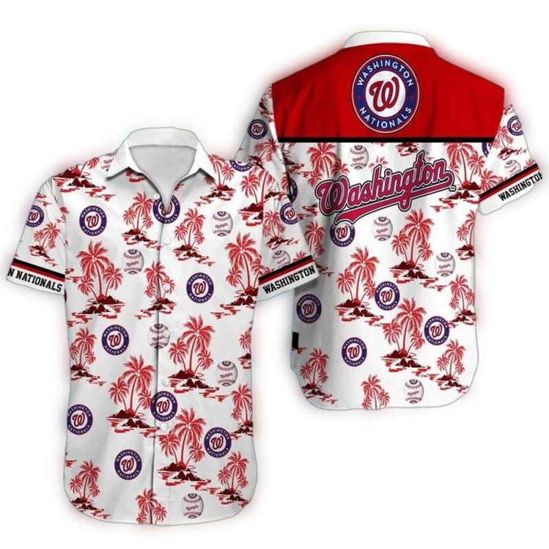 Washington Nationals Summer Vibes Hawaiian Shirt 1