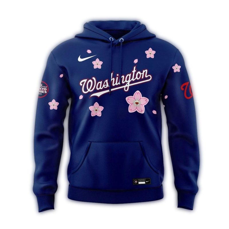 Washington Nationals Takashi Murakami Tokyo Series All over Print Hoodie 1