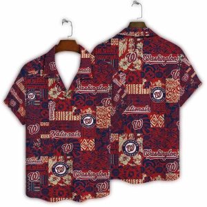 Washington Nationals Tropical Escape Hawaiian Shirt For Fans And Fun