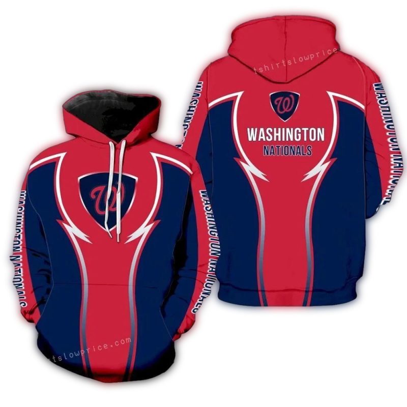 Washington Nationals Uniform All over Print Hoodie 1