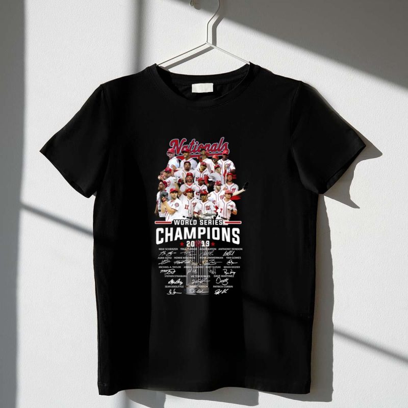 Washington Nationals World Series Champions 2019 Signature shirt t shirt 1 1