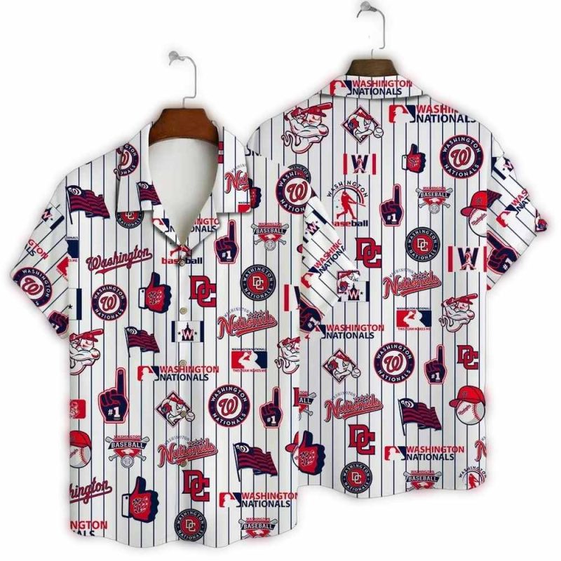 Washington NationalsSymbol Hawaiian Shirt 1