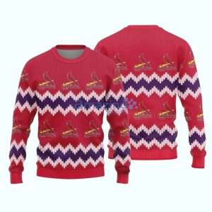 Wavy Zigzag St Louis Cardinals Ugly Sweater