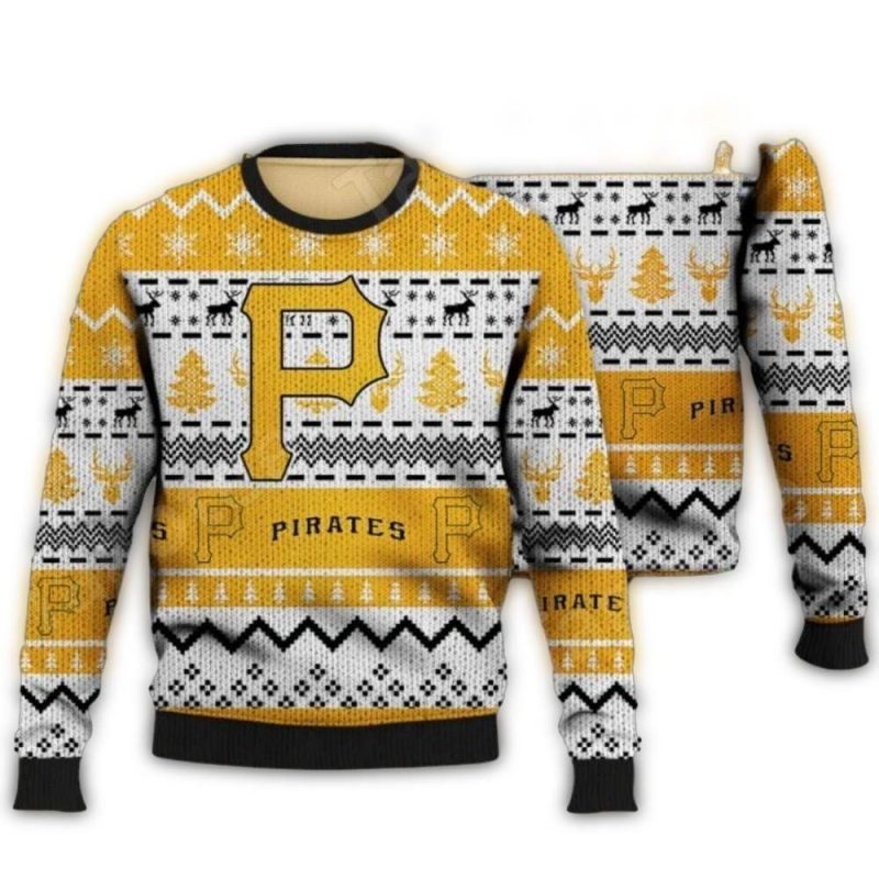 Pittsburgh Pirates Reindeer Christmas Sweater for Holiday Cheer
