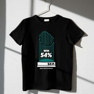 Seattle Mariners Win 54% T-Shirt | Simply Seattle Sports Apparel