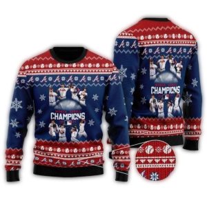Atlanta Braves World Series Champions Ugly Sweater For Fans