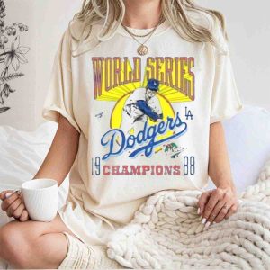 1988 Dodgers World Series Champions T-Shirt - Celebrate The Victory!