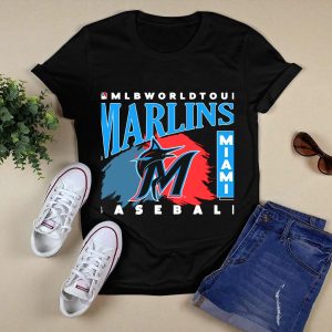 Miami Marlins Baseball World Tour T-Shirt - Casual Fan Tee