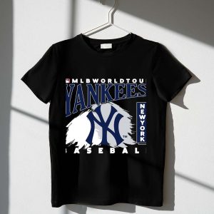 New York Yankees World Tour Baseball T-Shirt For Fans And Collectors