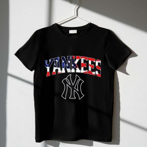 Ny Yankees American Flag T-Shirt - Patriotic Baseball Fan Apparel