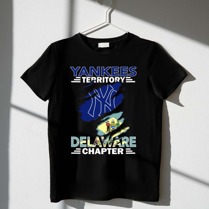 YANKEES TERRITORY DELAWARE CHAPTER NY LOGO FLAG T Shirt t shirt 1 1