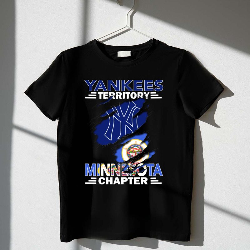 YANKEES TERRITORY MINNESOTA CHAPTER NY LOGO STATE SEAL T Shirt t shirt 1 1