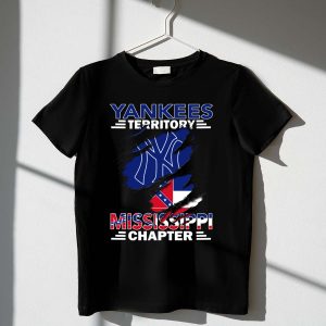 Mississippi Yankees Territory Chapter Scratched Flag T-Shirt