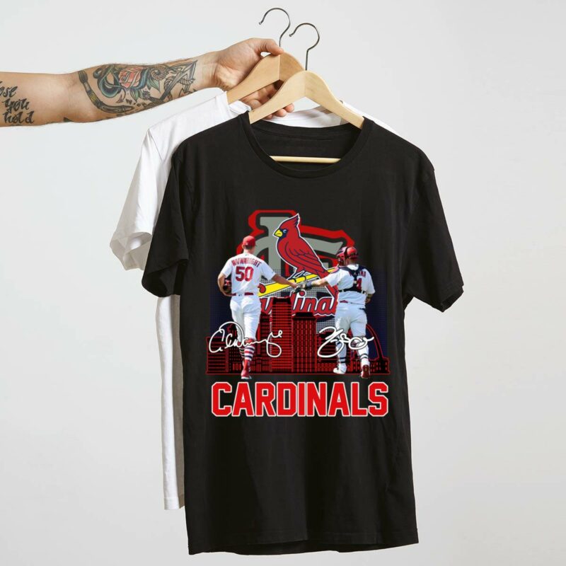 Yadier Molina & Adam Wainwright Signature Graphic T-Shirt – Unisex Gift