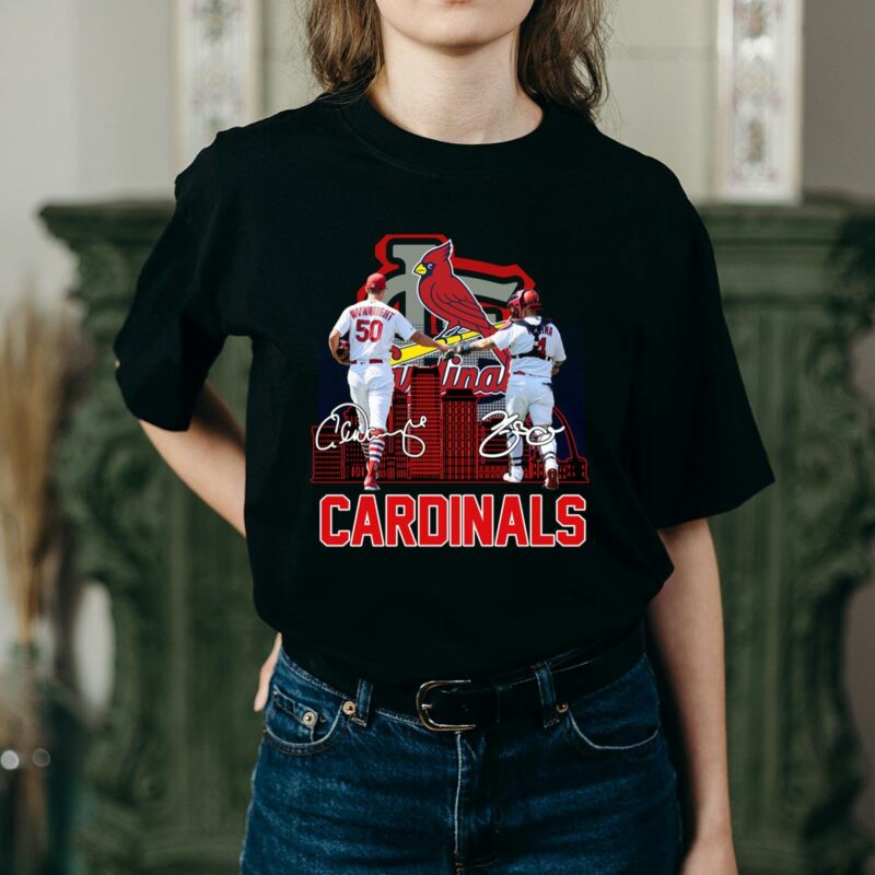Yadier Molina & Adam Wainwright Signature Graphic T-Shirt – Unisex Gift - Image 2