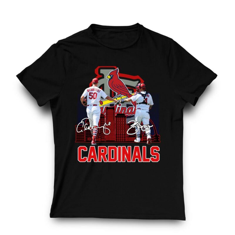 Yadier Molina & Adam Wainwright Signature Graphic T-Shirt – Unisex Gift - Image 3