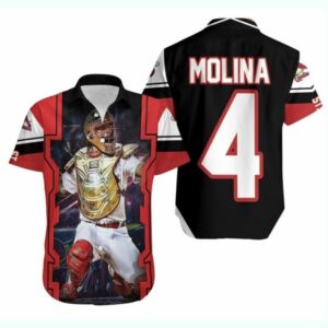 Yadier Molina St. Louis Cardinals Graphic Hawaiian Shirt – Unisex Aloha Tee