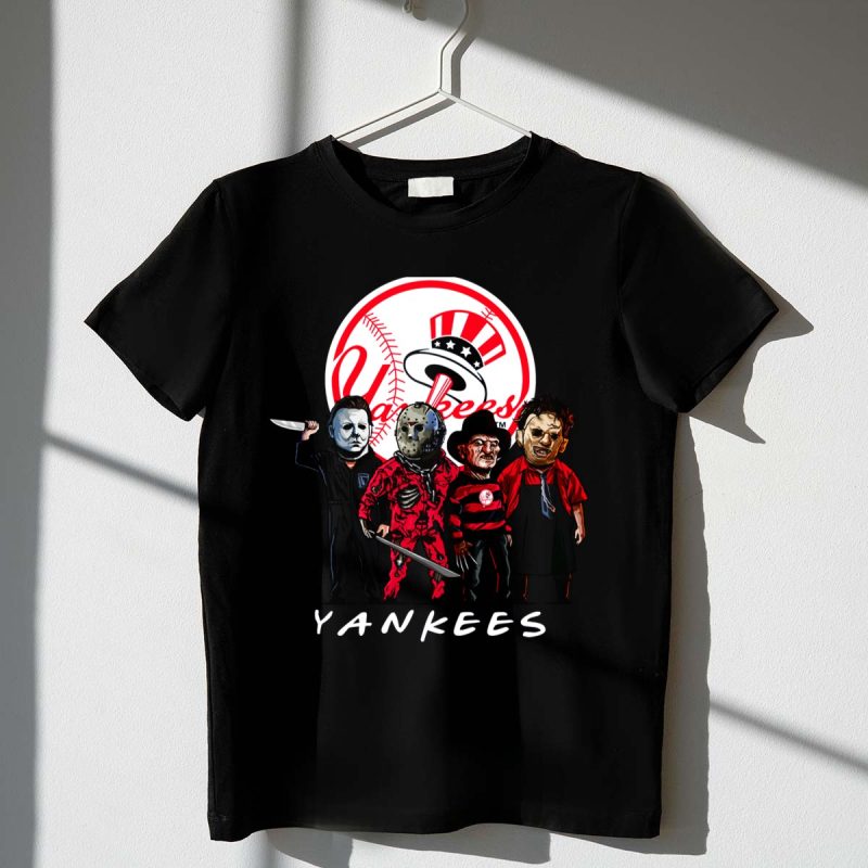 Yankees Halloween The Slasher Squad Teams Yankees T Shirt t shirt 1 1
