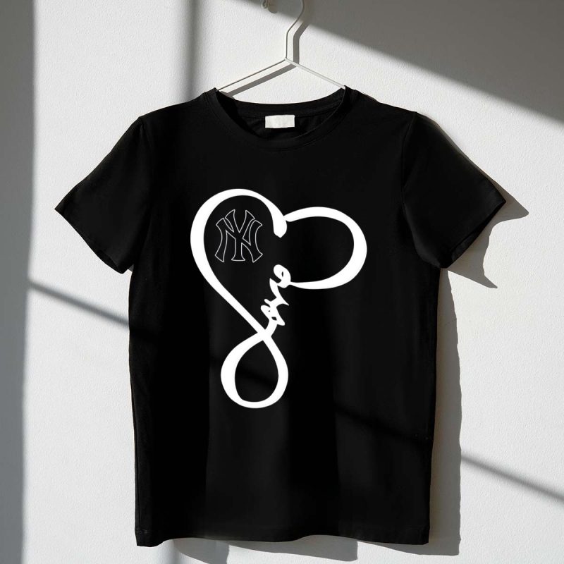 Yankees Love Heart T Shirt t shirt 1 1