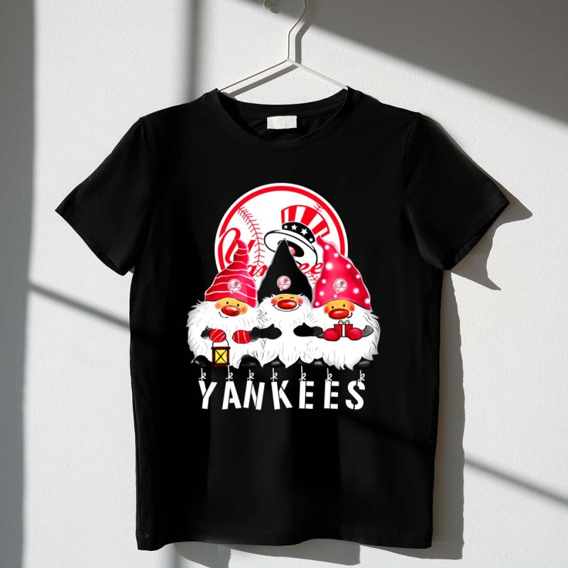 Yankees Merry Christmas Happy Holidays New York Yankees T Shirt t shirt 1 1