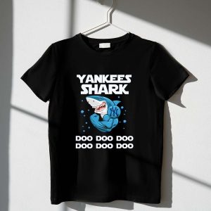 Yankees Shark Doo Doo Doo Graphic T-Shirt For Fans