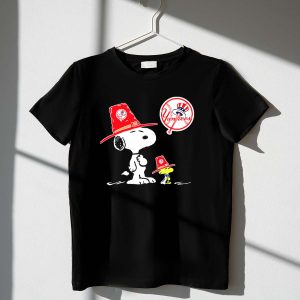 Yankees Snoopy Woodstock Baseball T-Shirt – Fun Graphic Tee