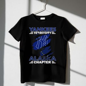 Alaska Chapter Yankees Territory Flag Emblem T-Shirt For Fans