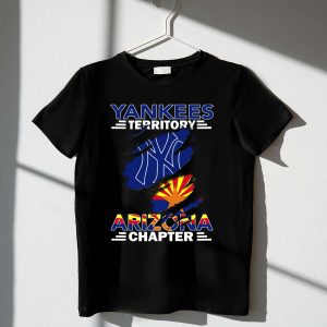 Yankees Arizona Chapter T-Shirt With Yankees Logo And State Flag Design