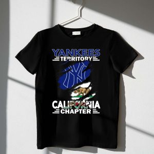 California Chapter Bear Flag Yankees Territory T-Shirt For Fans