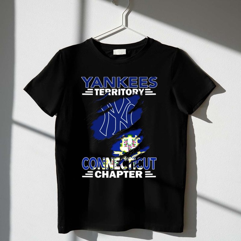 Yankees Territory Connecticut Chapter NY Logo State Pride T Shirt t shirt 1 1