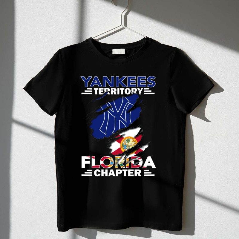 Yankees Territory Florida Chapter NY Logo State Flag Influence T Shirt t shirt 1 1