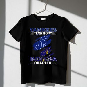 Yankees Territory Indiana Chapter Fusion T-Shirt With Flag Logo