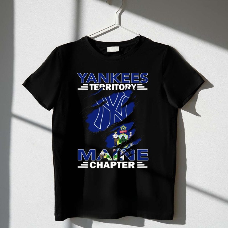 Yankees Territory Maine Chapter Emblem with State Seal T Shirt t shirt 1 1