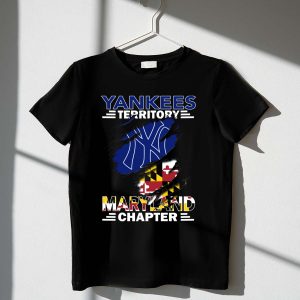 Maryland Flag Yankees Logo T-Shirt | Yankees Territory Chapter Tee