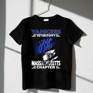 Yankees Territory Massachusetts Chapter Ny State Flag T-Shirt