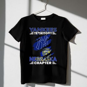 Nebraska Yankees Territory T-Shirt With Yankees Logo & State Seal