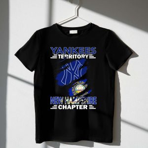 Yankees Territory New Hampshire Chapter Logo T-Shirt - State Seal Design