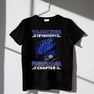 Yankees Territory Pennsylvania Chapter T-Shirt With Logo & Flag Design