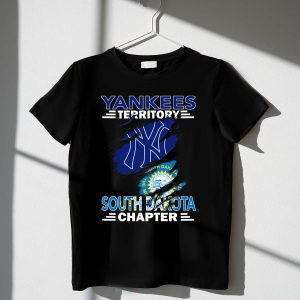 South Dakota Yankees Territory T-Shirt With Yankees Logo & Flag Design