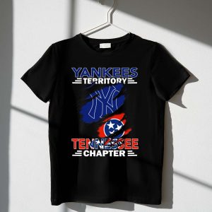 Yankees Territory Tennessee Chapter Ny Logo & Flag T-Shirt For Fans