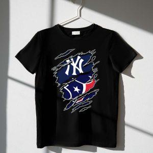 Yankees Vs Texans Hybrid T-Shirt – Stylish Sports Fan Apparel