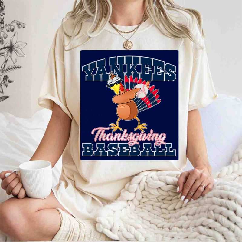 Yankees Thanksgiving Baseball Turkey T Shirt t shirt 1 1