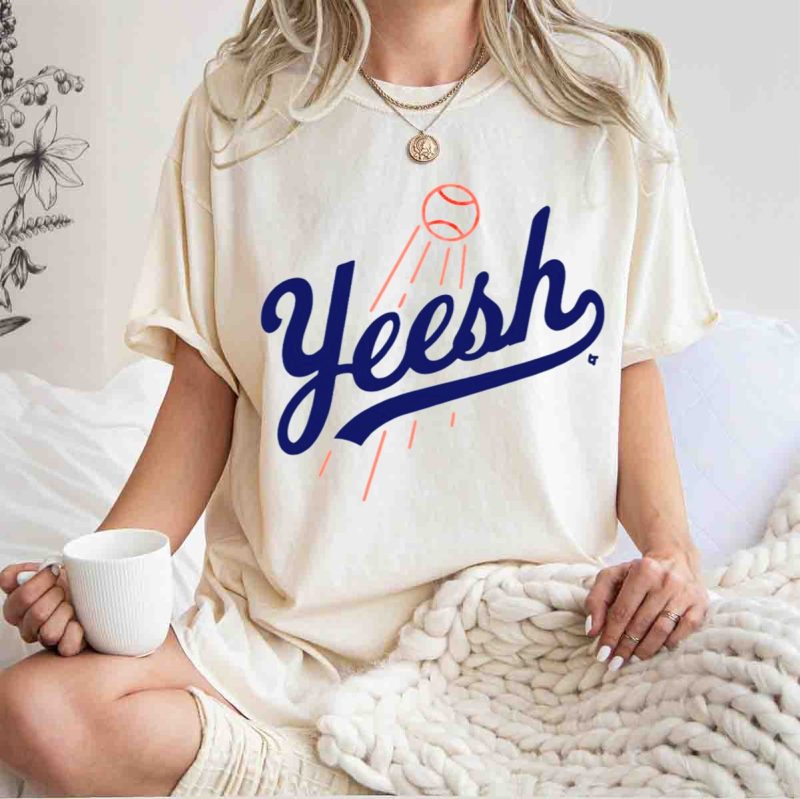 Yeesh Baseball Los Angeles Dodgers Inspired T Shirt.jpeg t shirt 1 1