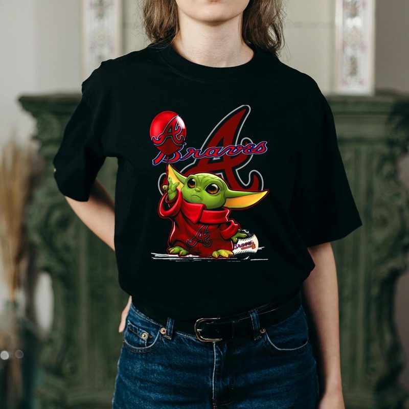 Baby Alien Yoda Baseball Fan Art T-Shirt - Cute Graphic Tee - Image 2