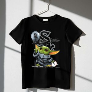 Yoda Chicago White Sox Balloon Baseball T-Shirt For Fans