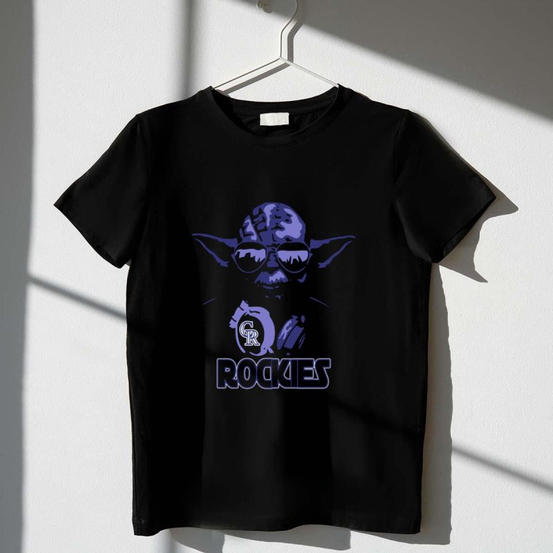 Yoda Colorado Rockies Fans Star Wars Mashup Featuring Iconic CR T Shirt t shirt 1 1